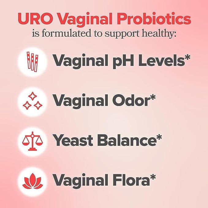 URO - Probióticos vaginales para mujeres