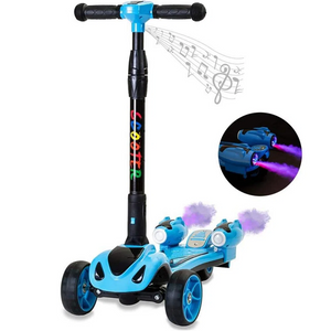 Patineta Scooter Humo Recargable Luces