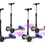 Patineta Scooter Humo Recargable Luces