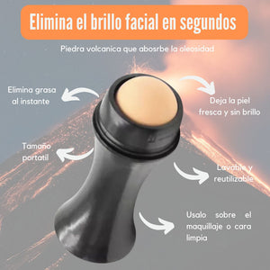 Rodillo Facial Karité Volcánico Antigras